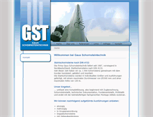 Tablet Screenshot of gaus-schornsteintechnik.de